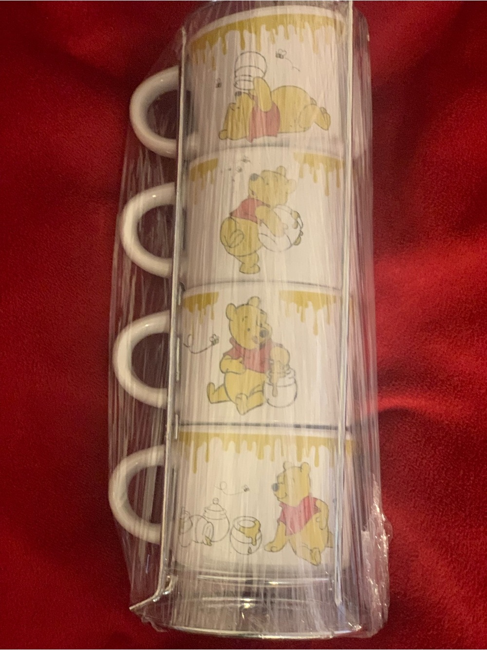 Stackable Ceramic Mug Set - Yellow - Picture 4 of 4